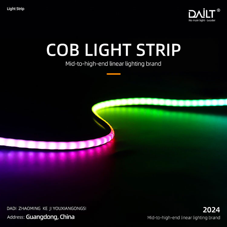 La striscia di luce magica COB è la soluzione definitiva per l'illuminazione ambientale moderna
